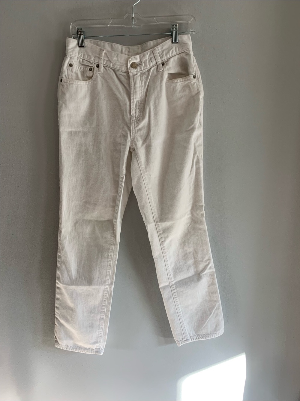 GAP Women's Straight White Jeans